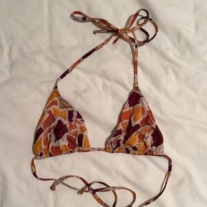 Inamorata Abstract Bikini Top